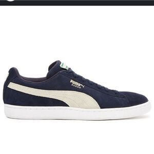 Puma Suede Classic XXI sneakers in navy and white sz 7 men's